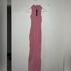 Laila Snatched Maxi Dress - Mauve